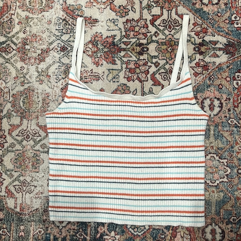 Pacsun LA Hearts striped scoop neck cami - S